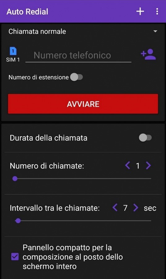 Migliore App Android per richiamare numero occupato